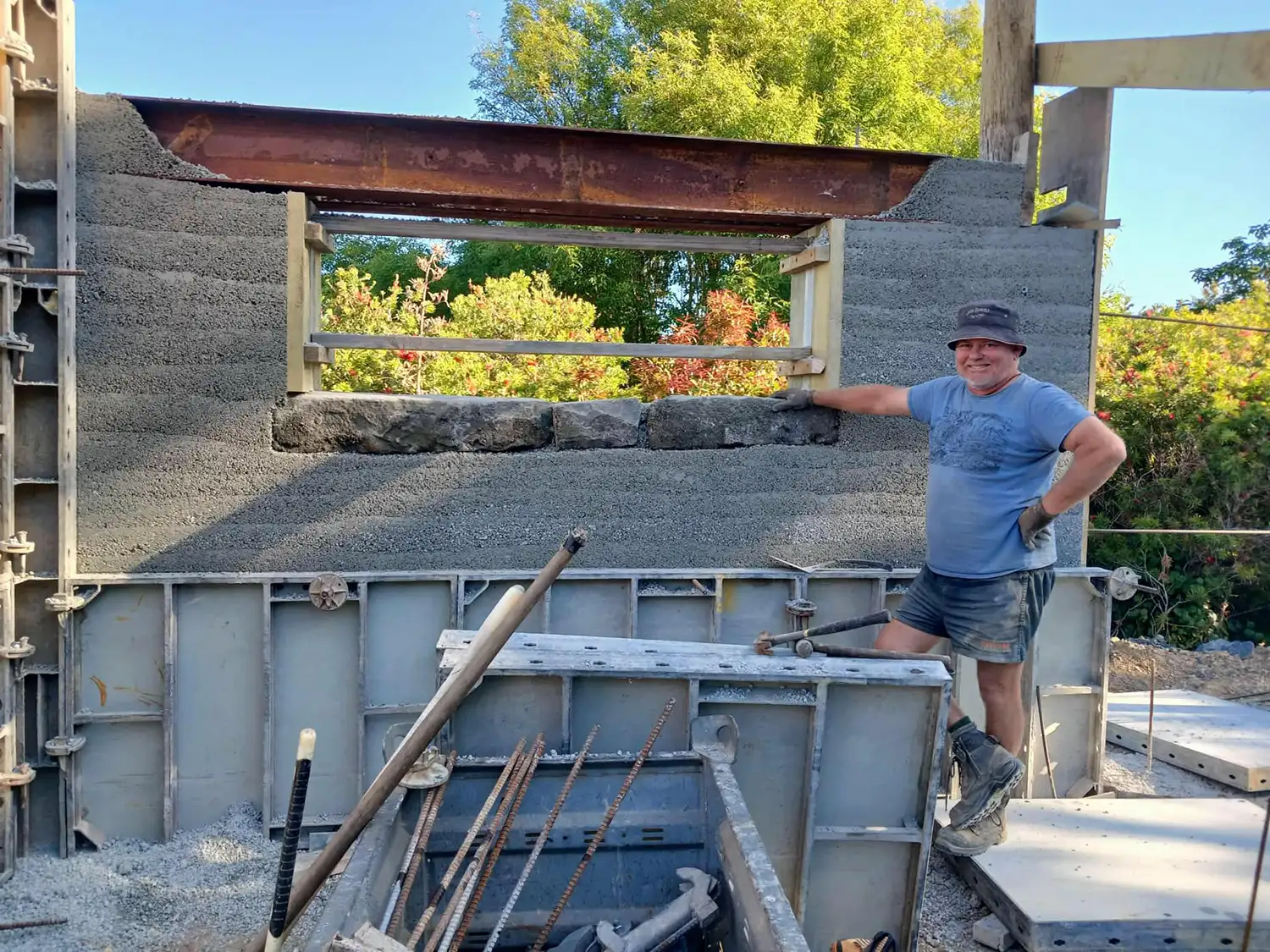 Rammed Earth Construction